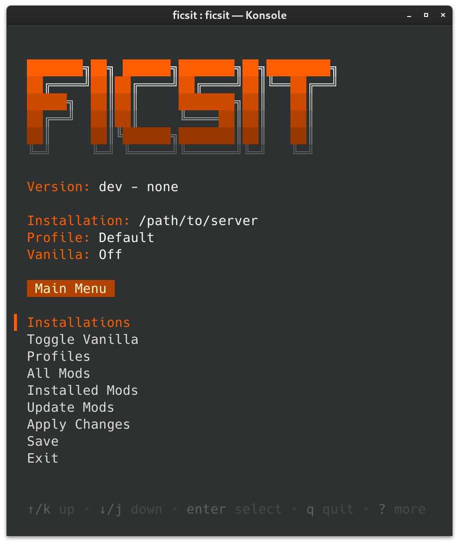 ficsit-cli screenshot